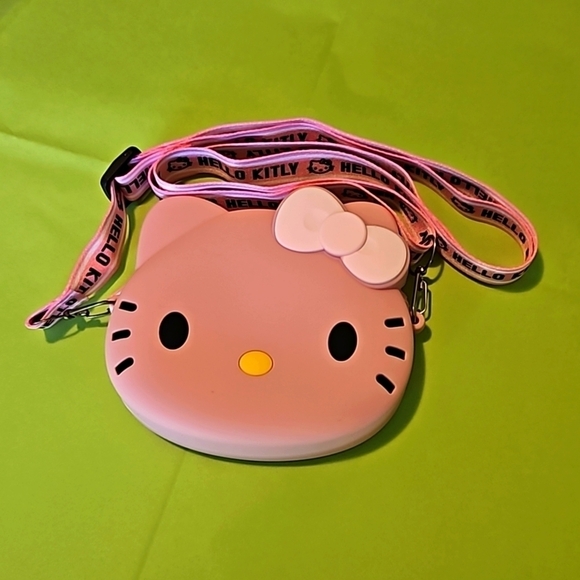 Hello Kitty Coin Purse Crossbody Bag In Pink NWOT - Picture 1 of 4